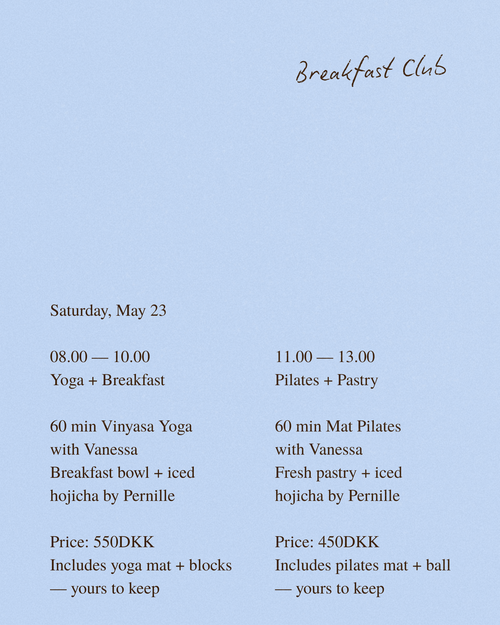 Breakfast Club with MoonChild by Pernille Lykke & Vanessa Wagner