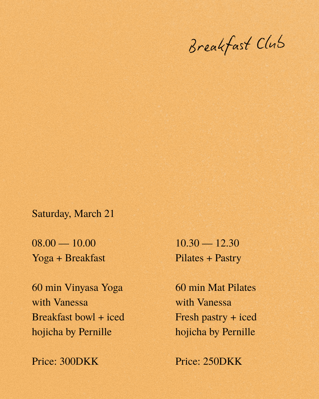 Breakfast Club by Pernille Lykke & Vanessa Wagner