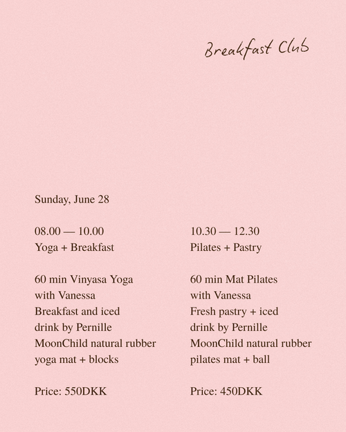 Breakfast Club with MoonChild: Outdoor Edition